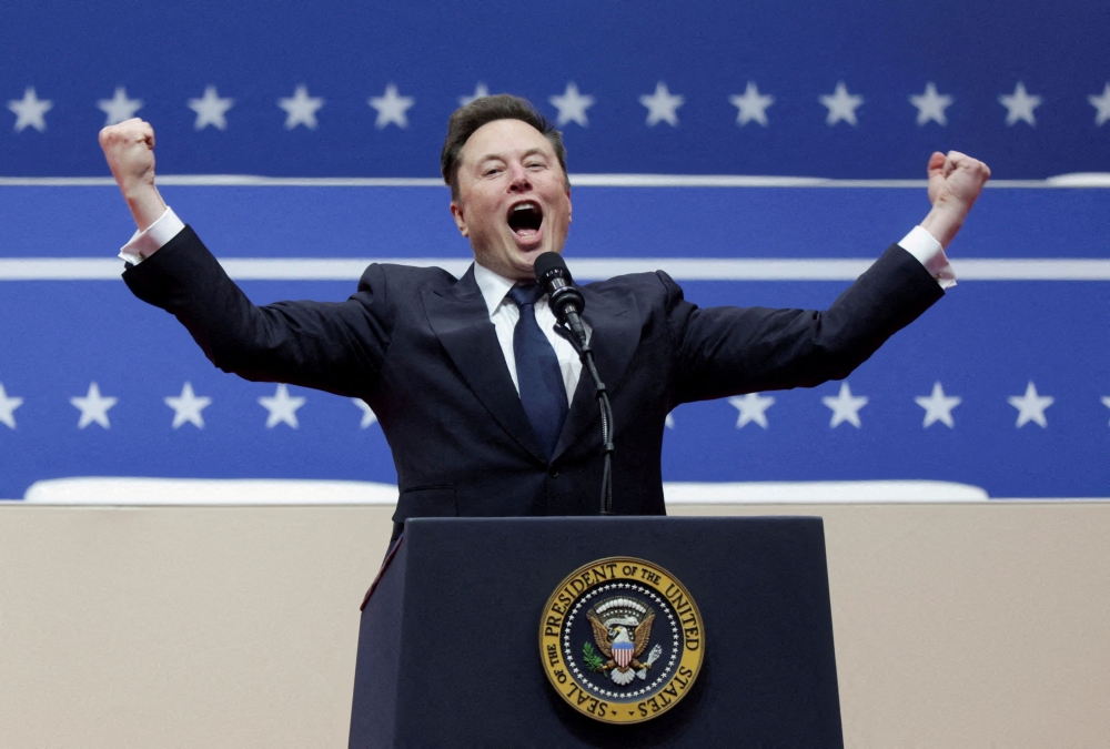  A coalition of mostly Democratic-led US states filed a lawsuit to stop a Trump administration panel led by billionaire Elon Musk from accessing government systems used to process trillions of dollars in payments — Pic by Reuters