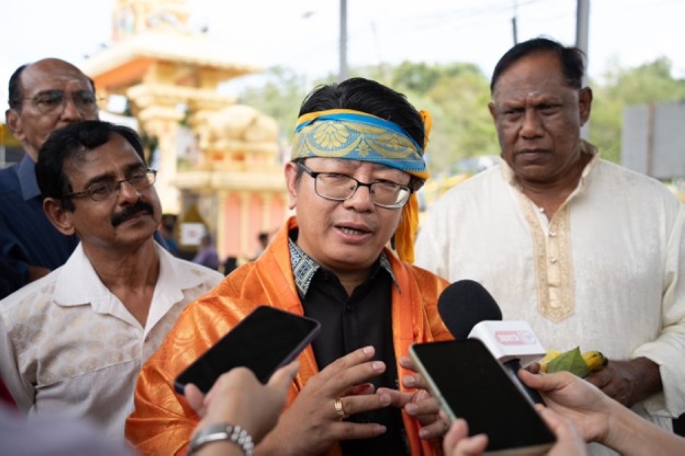 Entrepreneur Development and Cooperatives Minister Datuk Ewon Benedick has suggested that religious tourism be developed in Sabah as a new attraction for Visit Malaysia Year 2026. — The Borneo Post pic