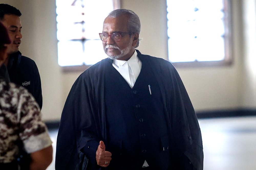 said the action for contempt of court would be filed against Terrirudin by tomorrow or by this Friday at the latest. — Picture by Firdaus Latif