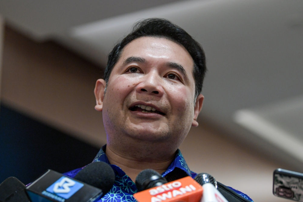 Economy Minister Datuk Seri Rafizi Ramli said the government intends to build on natural gas’s RM52 billion contribution to economic growth through the roadmap. — Bernama pic   