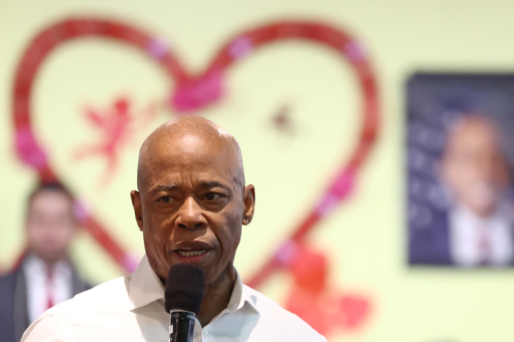 Adams had asserted he was being punished for his criticism of then-president Joe Biden’s immigration policies. – Pic by AFP