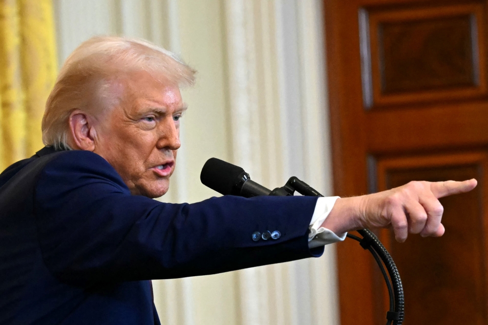 Trump’s administration has reportedly begun laying off probationary employees as it moves to the next stage of its plans to aggressively shrink the federal workforce. — Pic by AFP