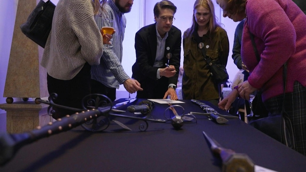 History buffs look for love in Stockholm museum. — AFPTV/AFP pic