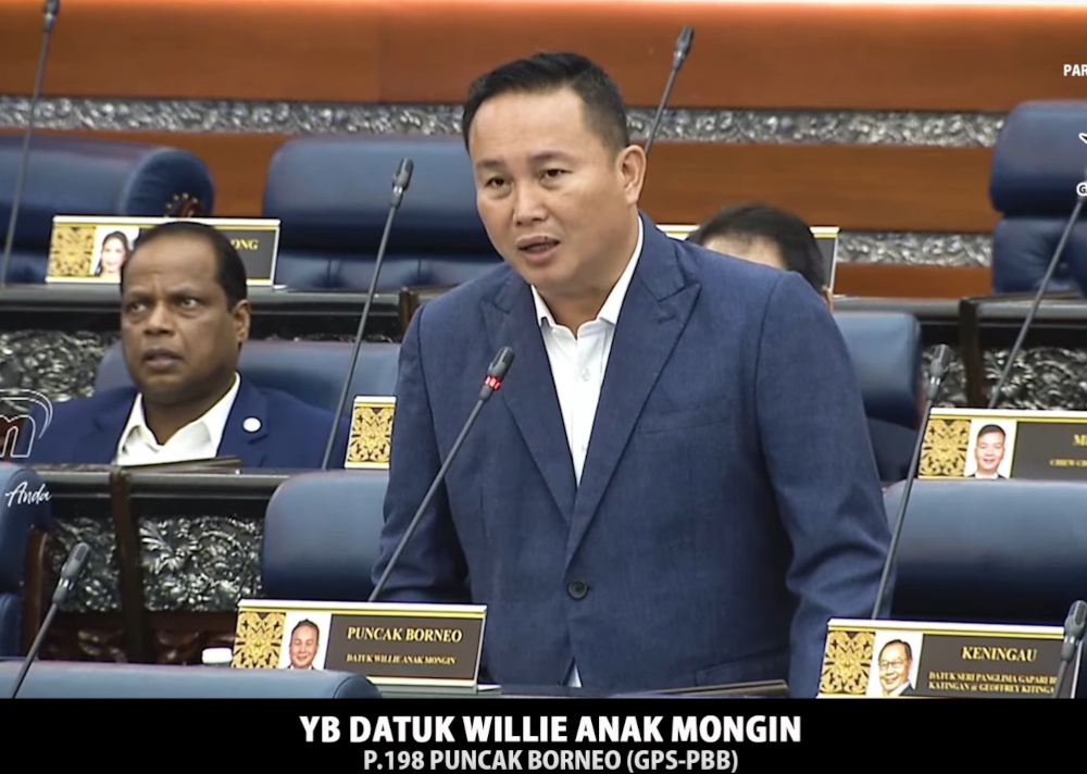 Puncak Borneo MP Datuk Willie Mongin stated Sarawak’s pre-Malaysia OMO 1958 is still valid and applicable. — Screenshot from Facebook/Willie Mongin P198 Puncak Borneo via The Borneo Post 