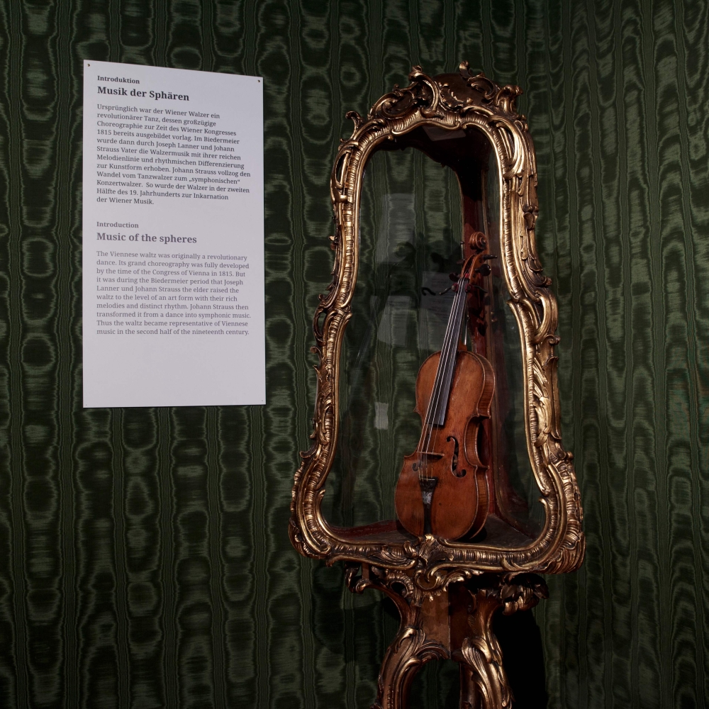 The Violin of Johann Strauss is on display at the Johann Strauss Museum on January 16, 2025 in Vienna. Even 200 years after the birth of Austria's world-famous ‘waltz king’ Johann Strauss II -- widely revered like a modern-day pop star during his lifetime -- his music has lost none of its magic. — AFP pic