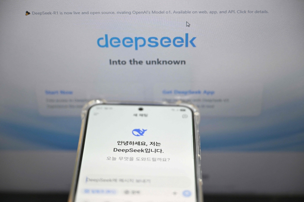 In the terms and conditions of DeepSeek, there is a section on the provision of personal data to third parties—very similar to that used by OpenAI’s Chat GPT. — AFP pic