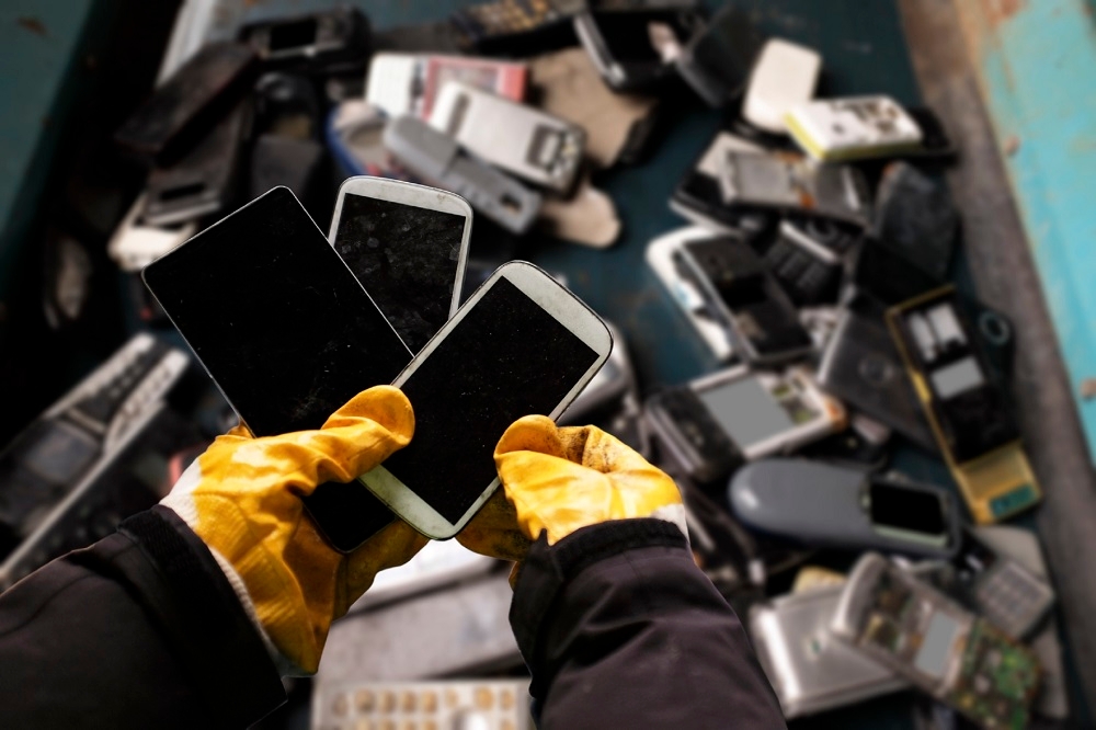 Millions of electronic waste generated from around the world have been smuggled into Malaysia for processing. — AFP pic