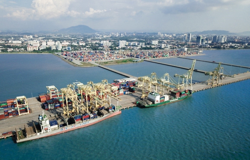 Deputy Transport Minister Datuk Hasbi Habibollah said Penang Port, the oldest in Malaysia, has maintained its upward trend in operations since 2021. — Picture from Facebook/Penang Port 