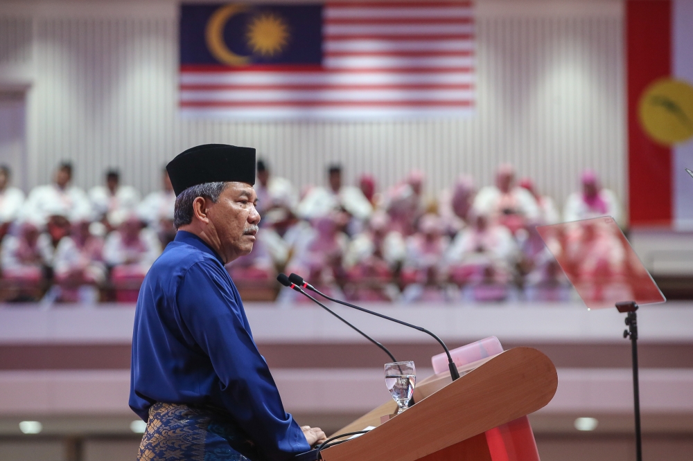 Foreign Affairs Minister Datuk Seri Mohamad Hasan made the most overseas trips in 2024 at 39. — Picture by Yusof Mat Isa