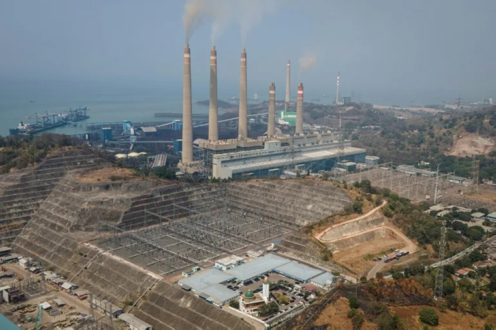 Indonesia has pledged to phase out coal power in 15 years and reach net-zero emissions by mid-century. — Pic by AFP