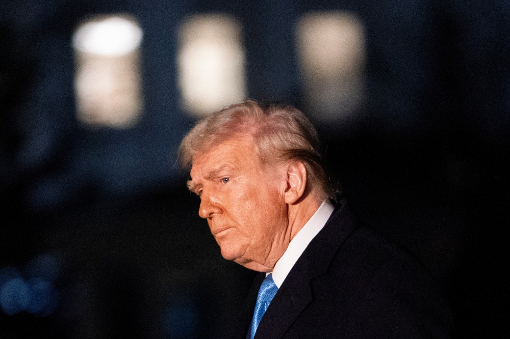 One month into his second term in office, US President Donald Trump has threatened sweeping tariffs on allies and adversaries alike, targeting China as well as neighbours Canada and Mexico, and the European Union. — Reuters pic 