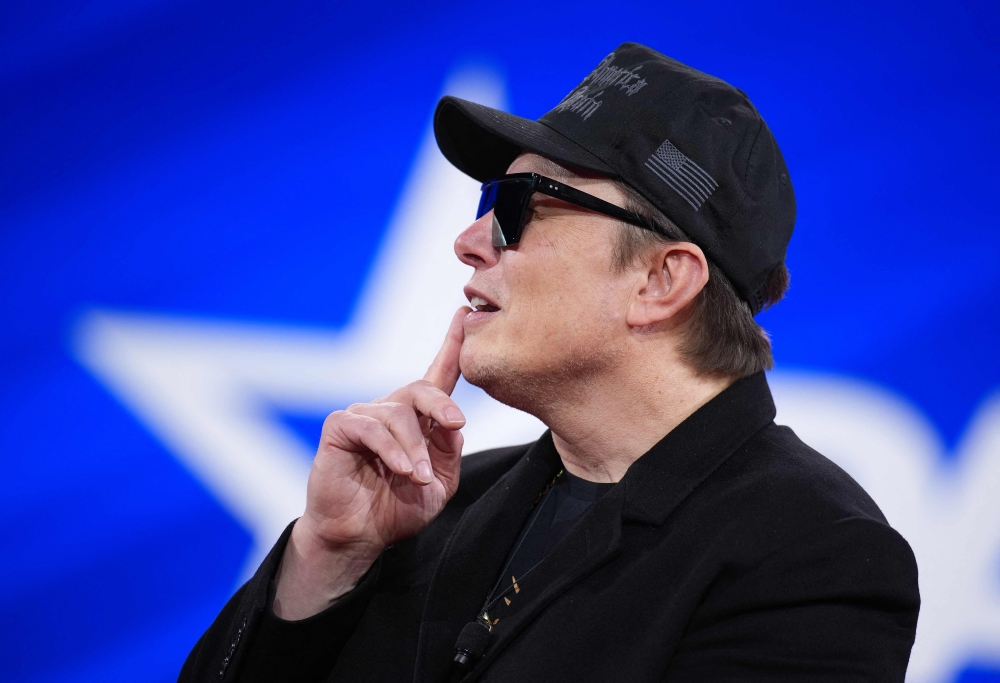 Elon Musk speaks at the Conservative Political Action Conference (CPAC) at the Gaylord National Resort Hotel And Convention Center in Oxon Hill, Maryland.  – Pic by AFP 