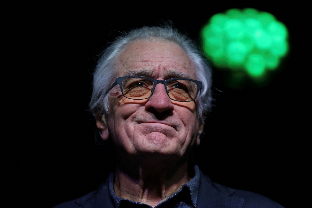 After a six-decade-long career, actor Robert De Niro is starring in his first television series. — Reuters pic 