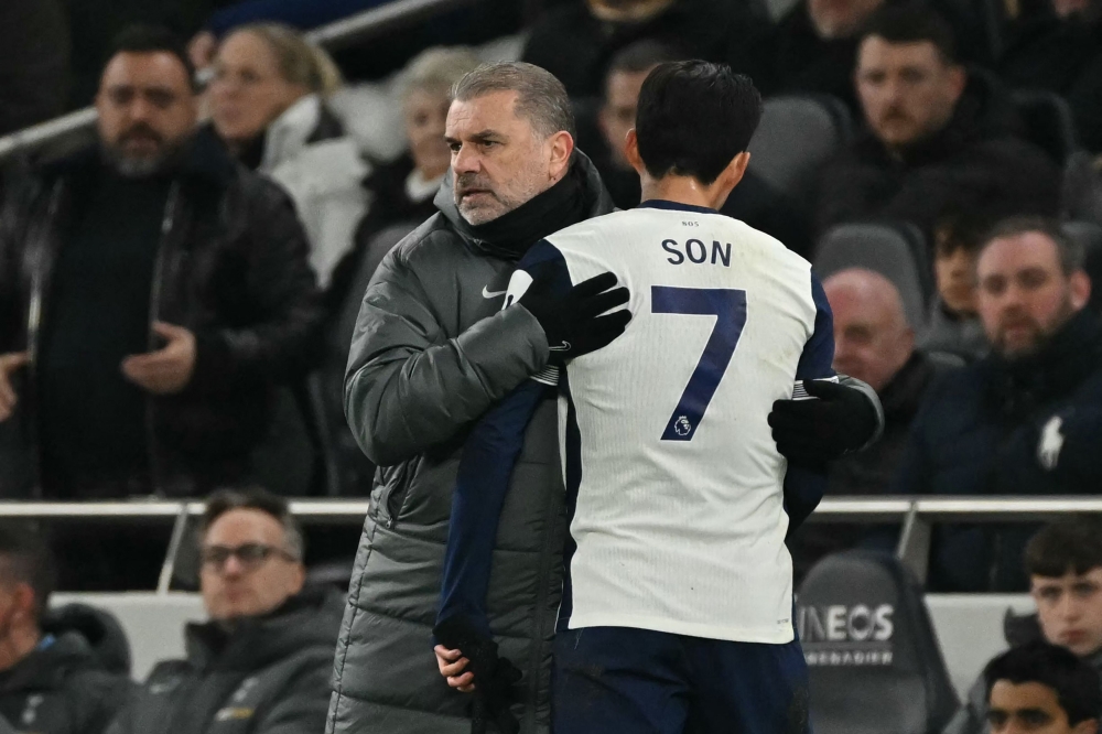 Tottenham boss Ange Postecoglou wants his side to build on back-to-back Premier League wins as Spurs’ injury crisis begins to ease. — Pic by AFP 