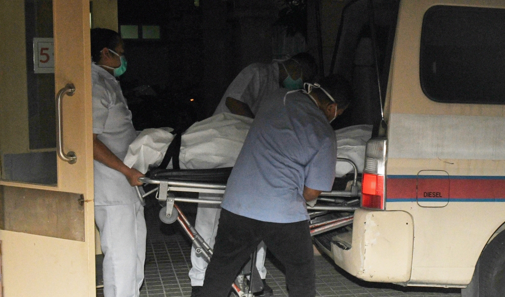 Ayer Kuning assemblyman Ishsam Shahruddin was taken to the Forensic Medicine Department at Penang Hospital in George Town following his death on February 22, 2025. — Bernama pic