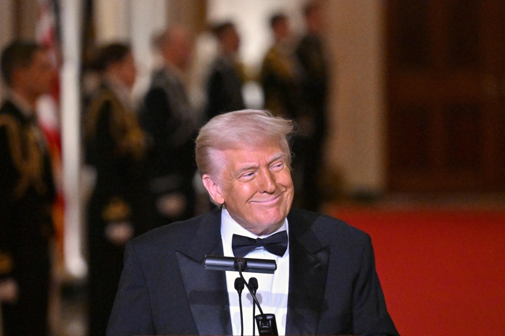 Donald Trump said yesterday he was trying to get money back for the billions of dollars sent to support Ukraine’s war against Russia. — Pic by AFP 