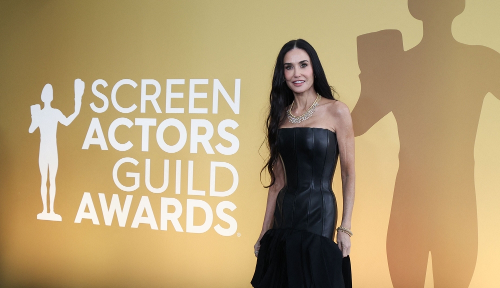 Demi Moore in Bottega Veneta. — AFP pic