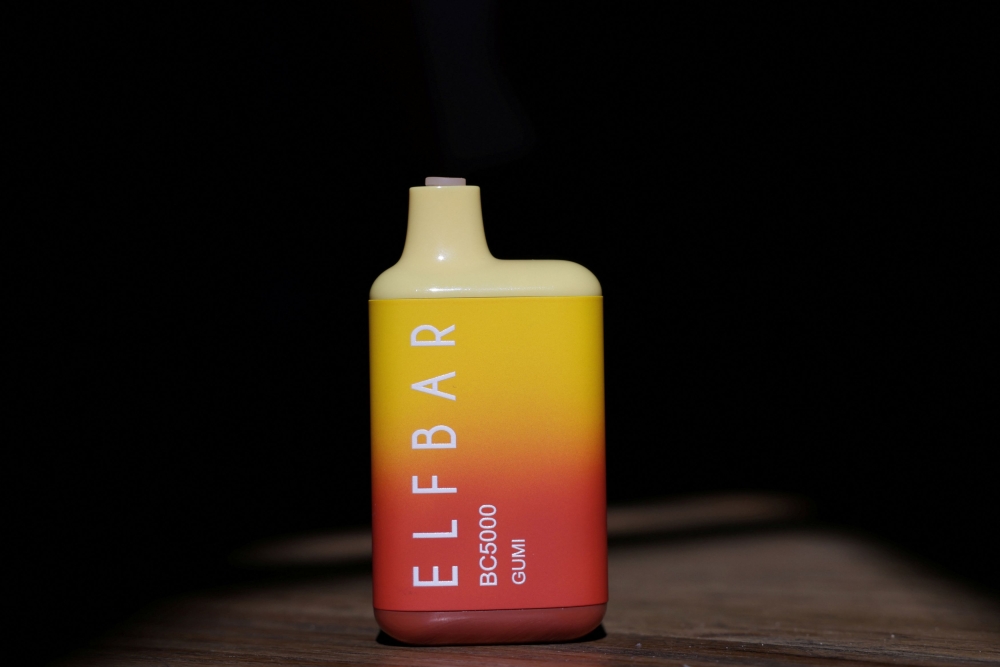 A view of an Elf Bar vape cartridge in New York City, U.S., October 23, 2024. — Reuters pic