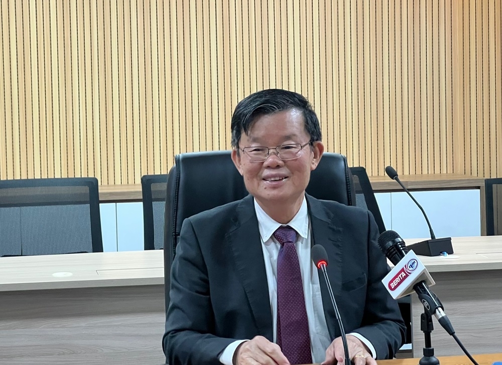 Penang Chief Minister Chow Kon Yeow was reappointed as Penang Pakatan Harapan (PH) chairman for the 2024-2026 term during its annual general meeting. — Picture by Opalyn Mok