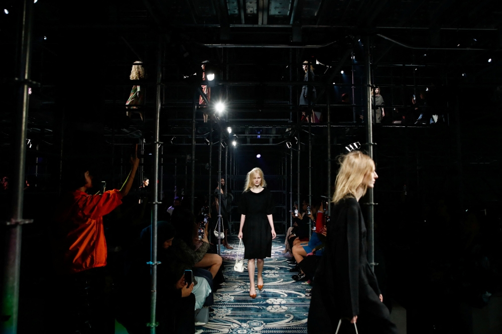 A model presents a creation from the Prada Fall-Winter 2025/2026 collection during the Milan Fashion Week, in Italy, February 27, 2025. — Reuters pic