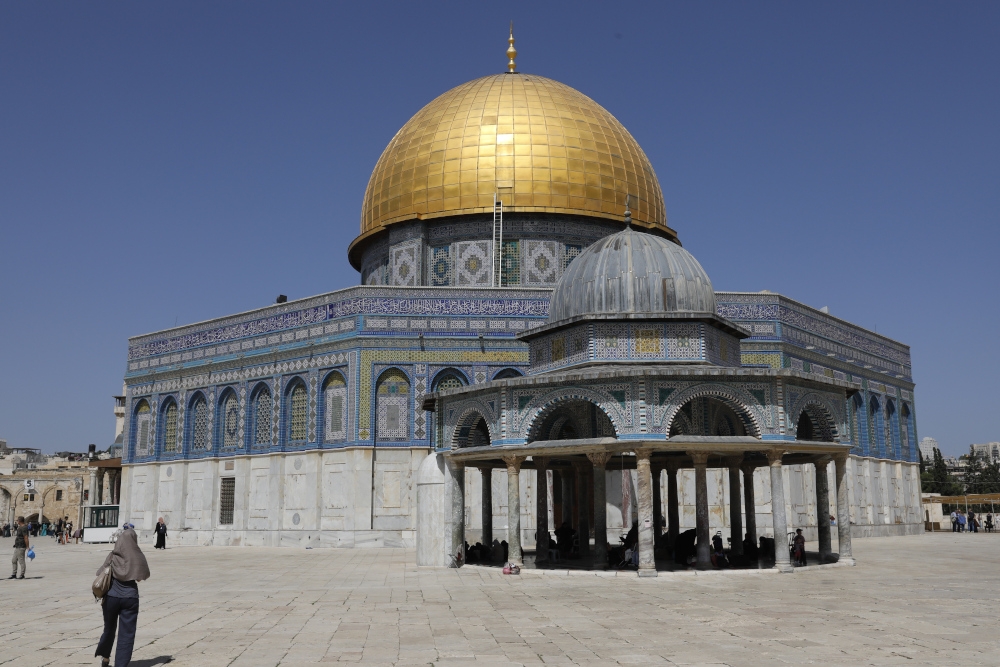 Israel said that it will implement safety restrictions at the Al-Aqsa Mosque compound in Jerusalem’s Old City during the Muslim holy month of Ramadan. — Pic by AFP