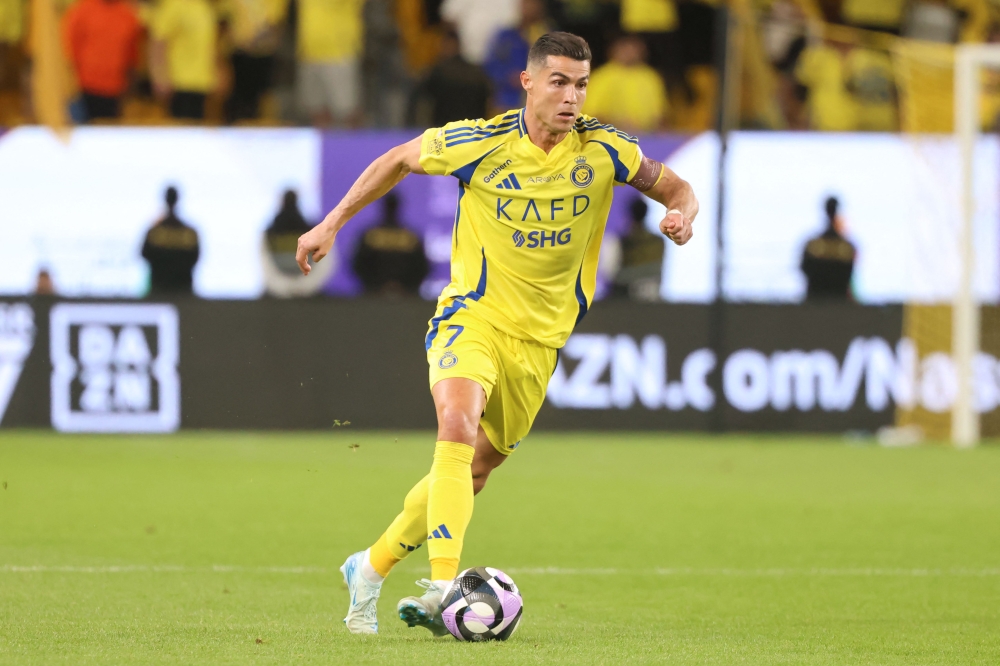 Cristiano Ronaldo has been joined at Al Nassr by Colombian striker Jhon Duran. — AFP