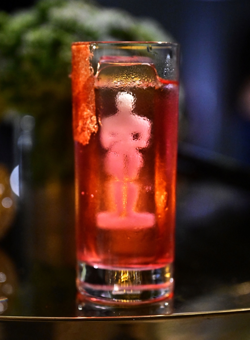 Cocktail ‘The Clear Winner’ — featuring Don Julio Tequila Reposado, fresh lime juice, fresh grapefruit juice, tamarind syrup and Flor de Jamaica Tea — is displayed in Hollywood, California, on February 25, 2025 during a media preview of the food, beverages and decor for the Governors Ball, the Academy’s official post-Oscars celebration, which will immediately follow the 97th Oscars ceremony on March 2. — AFP pic