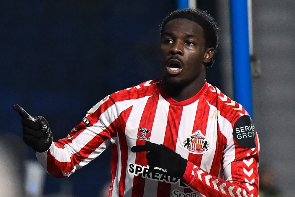 Eliezer Mayenda scored twice against Wednesday for the second time this season and once again his goals inspired a Sunderland victory. — Pic via Instagram/sunderlandafc