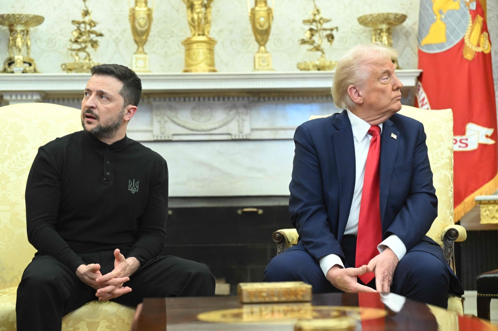 Volodymyr Zelensky said yesterday that his relations with the United States can still be repaired after President Donald Trump shouted at him in an angry White House meltdown accusing the Ukrainian leader of refusing to make peace with Russia. — Pic by AFP