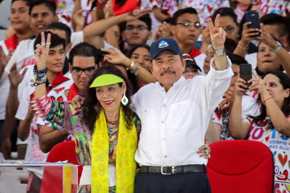 Rosario Murillo, who co-governs with husband President Daniel Ortega said the two organisations did not fulfil the mission for which they were created. — Pic by AFP