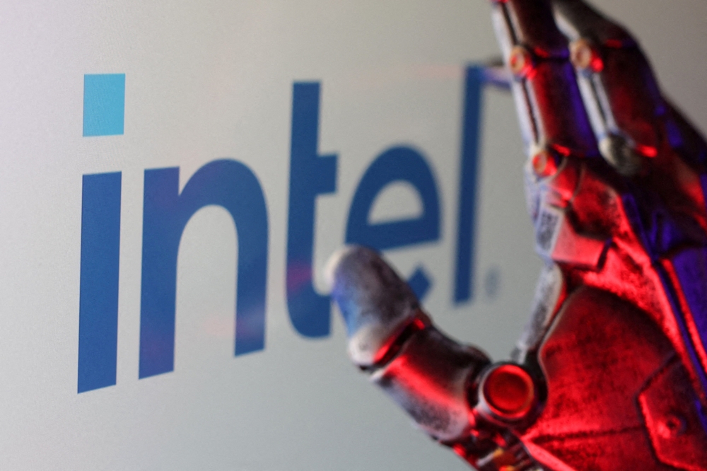 Intel recorded a net loss of US$18.8 billion for 2024 as the US chip giant continues to struggle to stake its place in the artificial intelligence revolution. — Reuters pic