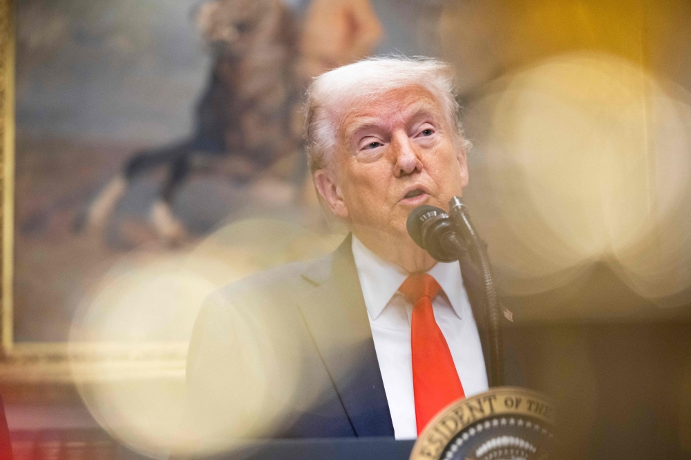 Trump said Zelensky should be “more appreciative” of the billions of dollars of military aid that Washington has contributed to Kyiv’s fight against Russia. — AFP pic