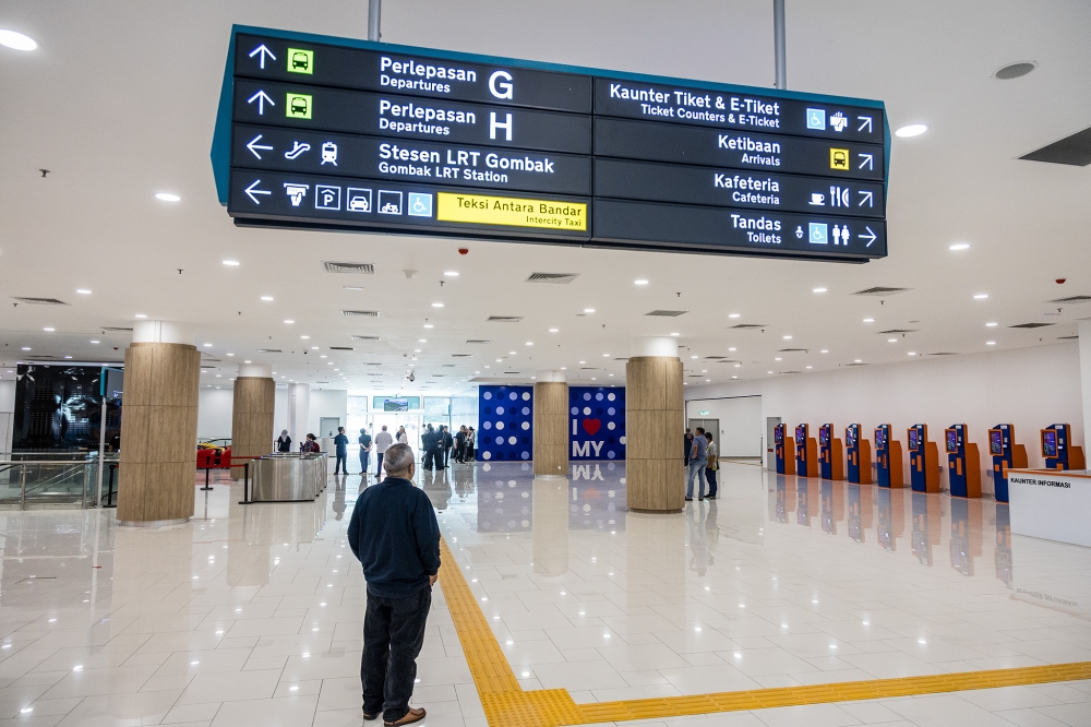 A general view of Terminal Bersepadu Gombak on March 4, 2025. — Picture by Firdaus Latif