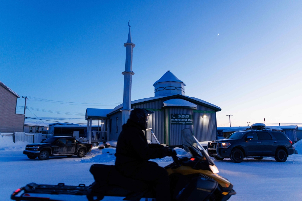Inuvik gets 24 hours of sunlight more than 50 days a year and sees polar nights — or no direct sunlight — about 30 days each year. — AFP pic