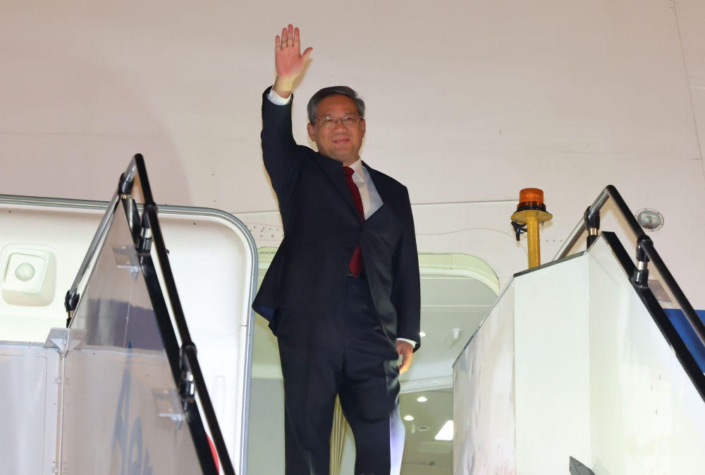 Premier Li Qiang will deliver a speech at the NPC later on Wednesday, detailing China’s policies for the rest of the year. — File pic via Bernama