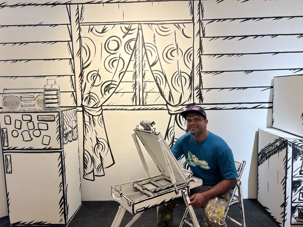 Penang cartoonist Mohd Azmi Mohd Hussin, who left behind a widow and three children, will be buried this morning at the Tanah Perkuburan Hashim Yahya Perak Road. — Picture by Opalyn Mok