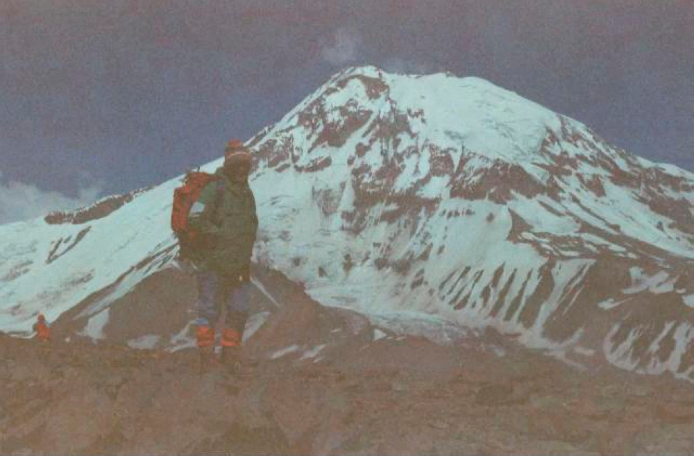 Undated handout picture released by Vieiro family and Rabal family of the late legendary mountaineer Guillermo Vieiro. Vieiro, known for having climbed Aconcagua, the highest mountain in the Americas at 6,900 metres, several times, lost his life at the age of 44 while descending a complex route on Tupungato accompanied by his apprentice Leonardo Rabal, who also died at the age of 20. — Gentileza Familia Vieiro Y Familia Rabal handout pic via AFP