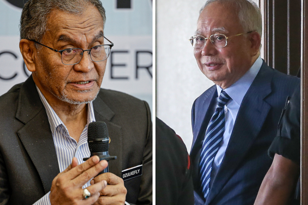 In January 2022, Datuk Seri Dzulkefly Ahmad filed the suit in a personal capacity, claiming that Datuk Seri Najib Razak uploaded a defamatory post on his Facebook on August 24, 2020 regarding the issue of cronyism, along with an attachment of a screenshot of a ‘Sinar Harian’ article dated January 28, 2019 with a picture of the plaintiff’s face. — Picture by Bernama/Yusof Mat Isa