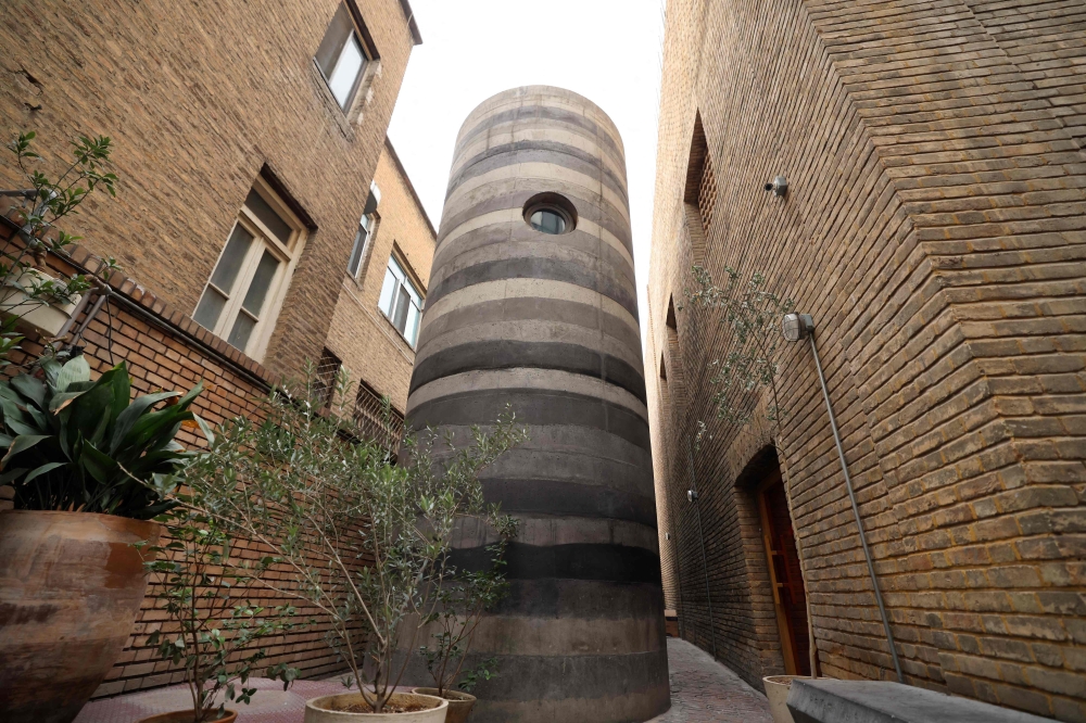 This picture shows a partial view of the Argo Factory, a contemporary art museum and cultural centre, housed in a former brewery in Tehran, on February 5, 2025. Hidden behind imposing brick walls in the heart of Tehran, a renovated industrial cellar where decades ago Iranian beer was made has been transformed into a hub for contemporary art. — AFP pic