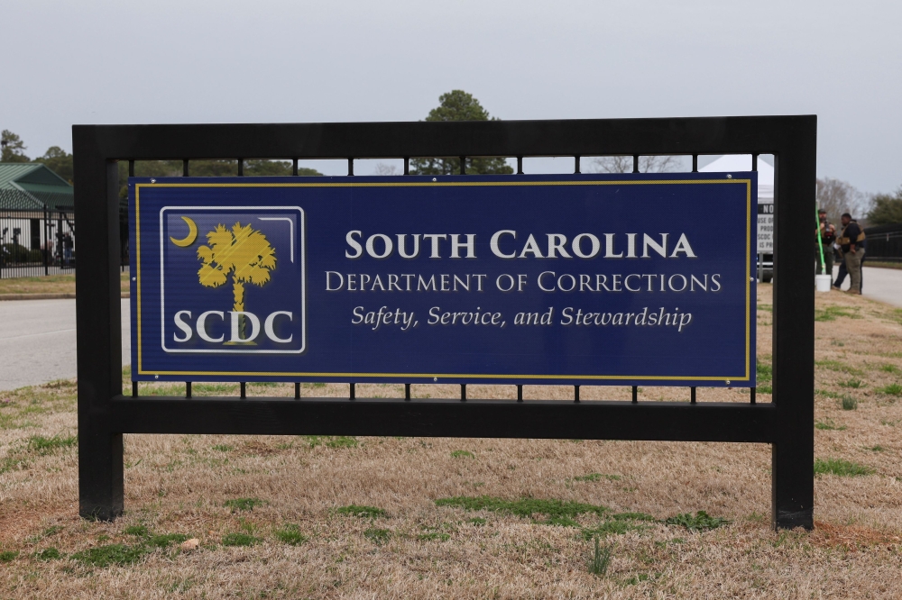 South Carolina Department of Corrections (SCDC), where death row inmate Brad Sigmon, 67, was executed by a three-person firing squad. — Reuters pic