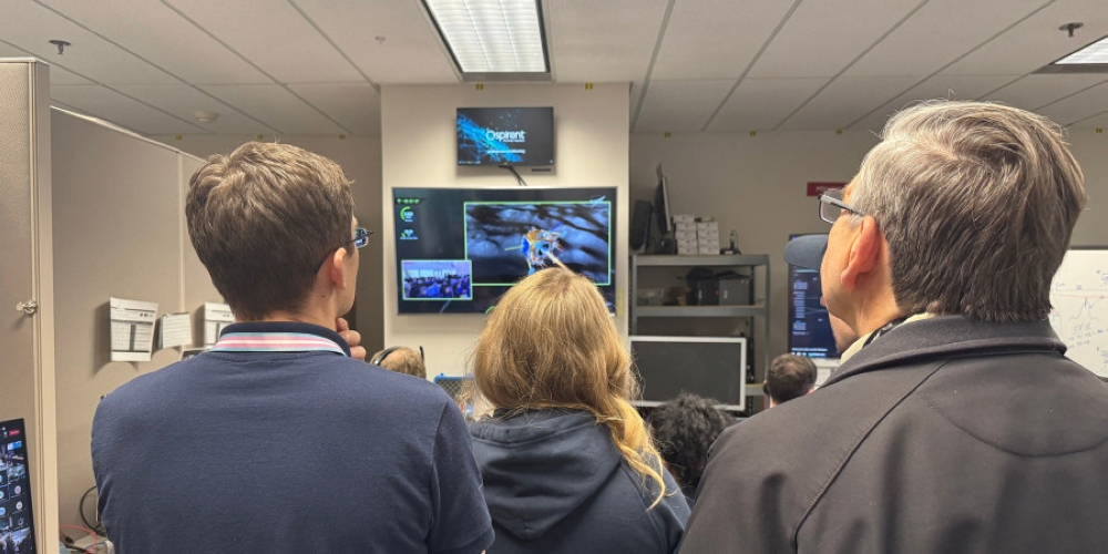 Members of Nasa and the Italian Space Agency watch Blue Ghost land on the Moon. — Nasa pic via ETX Studio