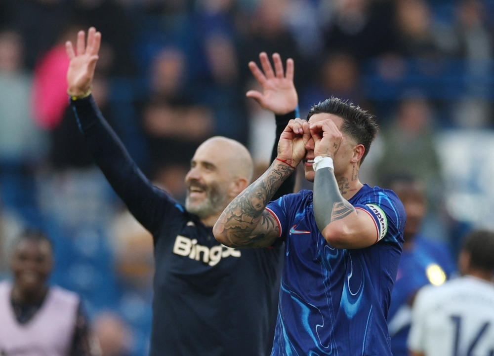 Chelsea’s largely limp display against second-bottom Leicester still came in for flack from frustrated fans, who booed them off at half-time. — Action Images via Reuters pic