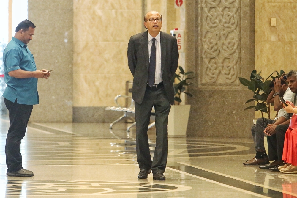 Former 1MDB lawyer Datuk E. Sreesanthan. — Picture by Choo Choy May