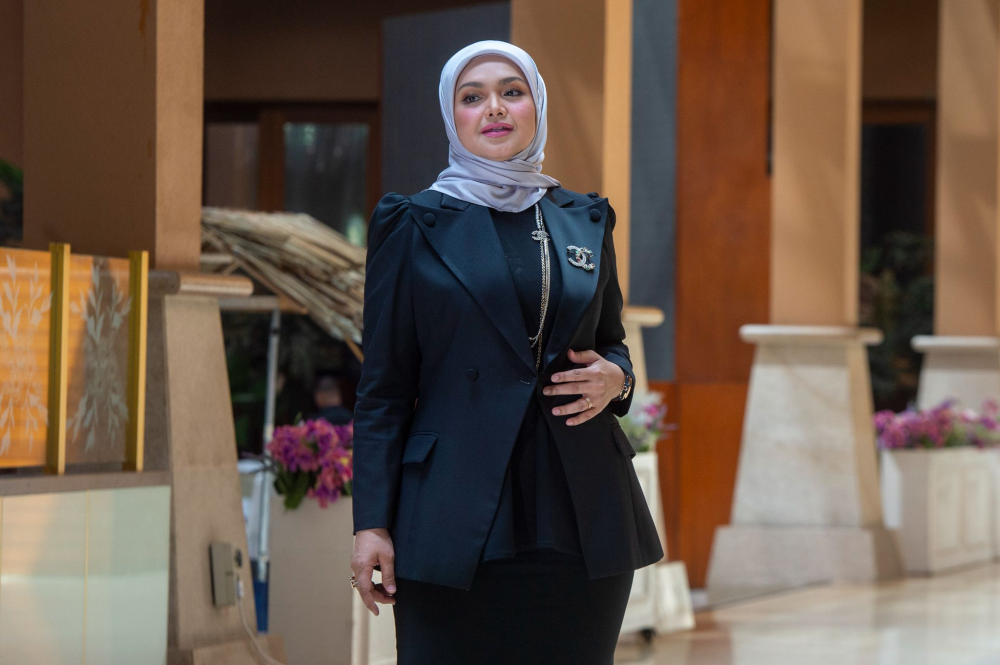 Datuk Seri Siti Nurhaliza Tarudin says she is deeply honoured that her song ‘Anta Permana’ has been included in British monarch King Charles III’s personal playlist. ― Picture by Shafwan Zaidon