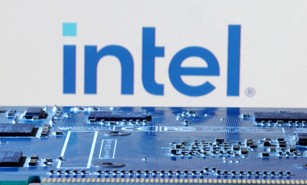 Intel shares were up more than 10 per cent in after-market trades following the announcement. — Reuters pic