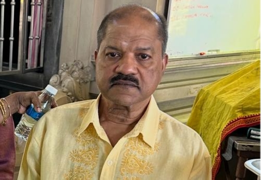 An undated photograph of R. Thinakaran. Thinakaran, 62, who has been missing since March 11.