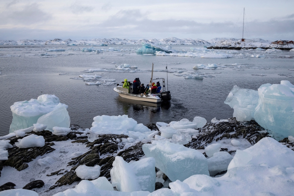Over a recent three-decade period from 1993 to 2023, average sea levels around the globe have risen by some 10 cm in total. — Reuters pic