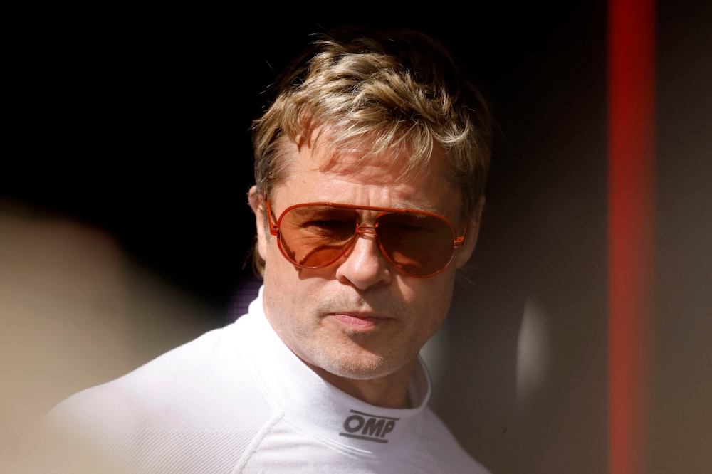 Brad Pitt stars as a retired F1 driver making a return to the track. — Reuters pic