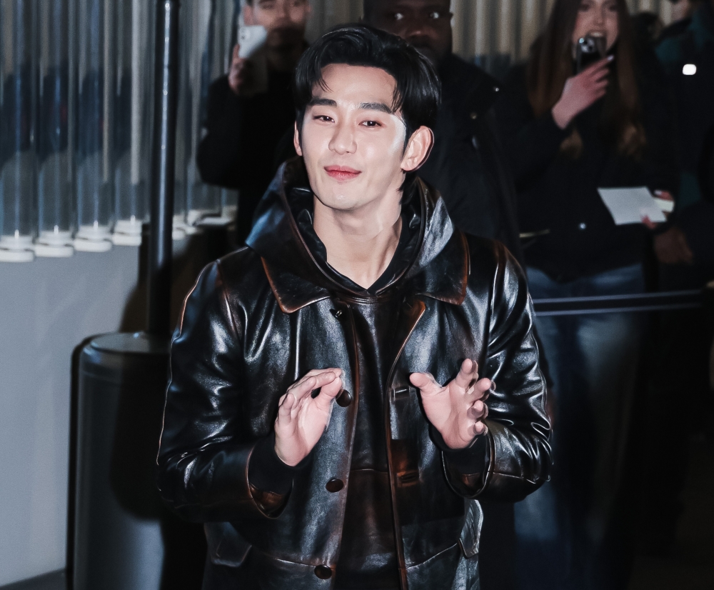 Kim Soo-hyun is seen here attending the Prada Fall/Winter 2025 Prada Party. The brand dropped him as an ambassador following recent allegations of his relationship with the late Kim Sae-ron. — Sipa USA pic via Reuters