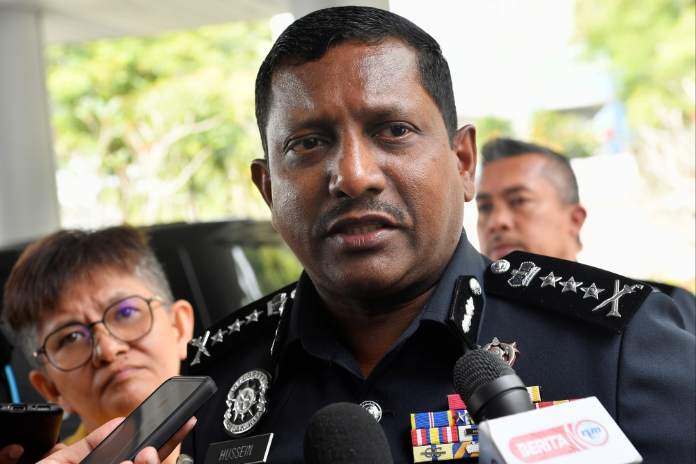 Selangor Police Chief Datuk Hussein Omar Khan said investigations are ongoing into the gang’s involvement in house break-ins and robberies. — Bernama pic